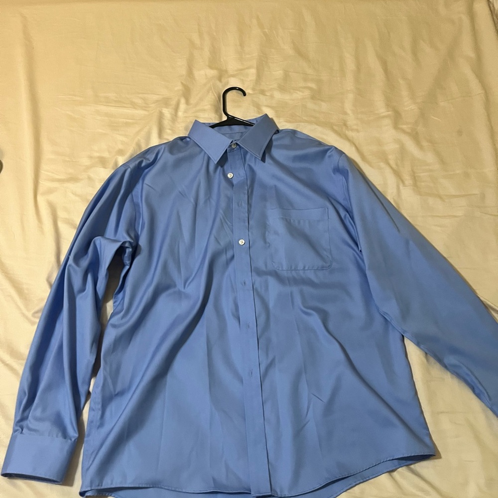 Men's Blue Dress Shirt